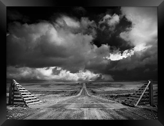 The road to Nowhere? Framed Print by Paul Davis