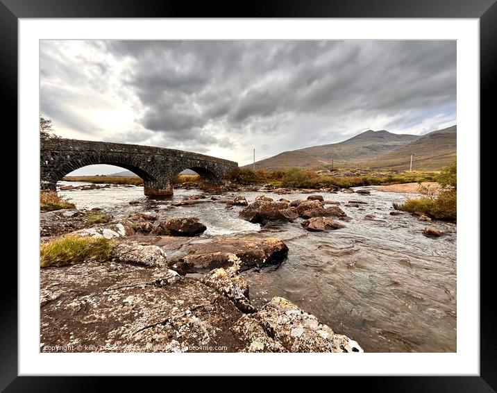 Rocky stream Framed Mounted Print by kelly Draper