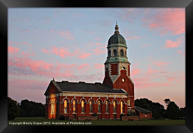 Netley Abbey Hospital Chapel Framed Print by kelly Draper