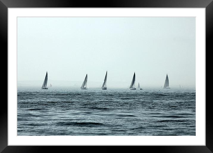 All In A Row Framed Mounted Print by kelly Draper