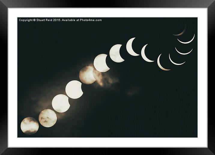 Solar Eclipse Framed Mounted Print by Stuart Reid