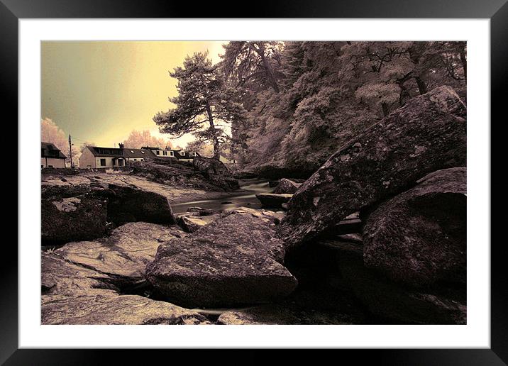 Falls of Dochart KIllin 2 Framed Mounted Print by Stuart Reid