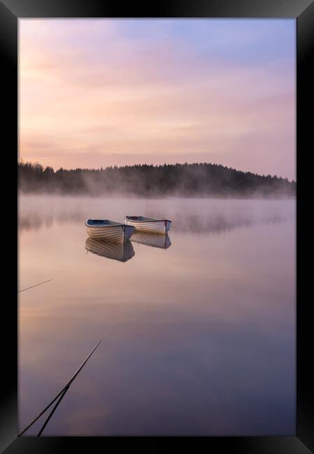 Serenity at Loch Rusky Framed Print by Stuart Jack