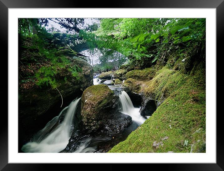 Tranquil Hosh Falls Framed Mounted Print by Stuart Jack