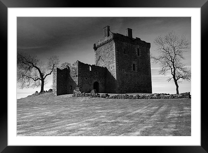 Ruins of Balvaird Castle Framed Mounted Print by Stuart Jack