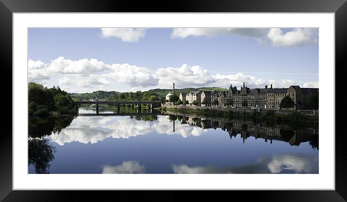 Perth on the Tay Framed Mounted Print by Stuart Jack