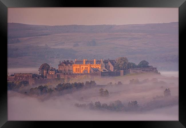  Stirling Castle in the mist Framed Print by Stuart Jack