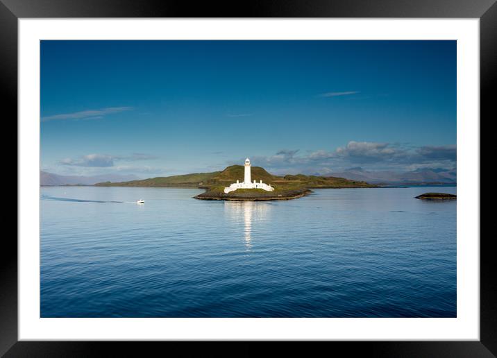 Oban's Lismore Lighthouse Framed Mounted Print by Stuart Jack