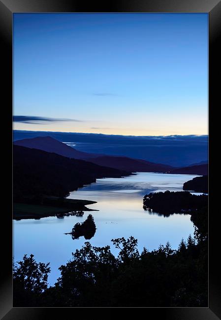 The Blue Serenity of Loch Tummel Framed Print by Stuart Jack