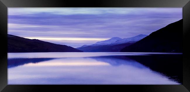 Serene Sunset over Loch Tay Framed Print by Stuart Jack