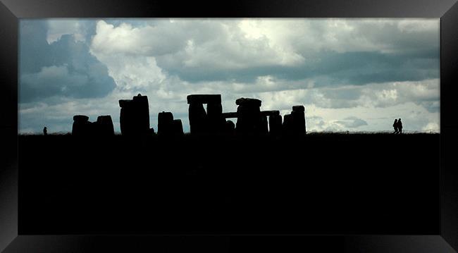 Stonehenge Framed Print by Heather Newton