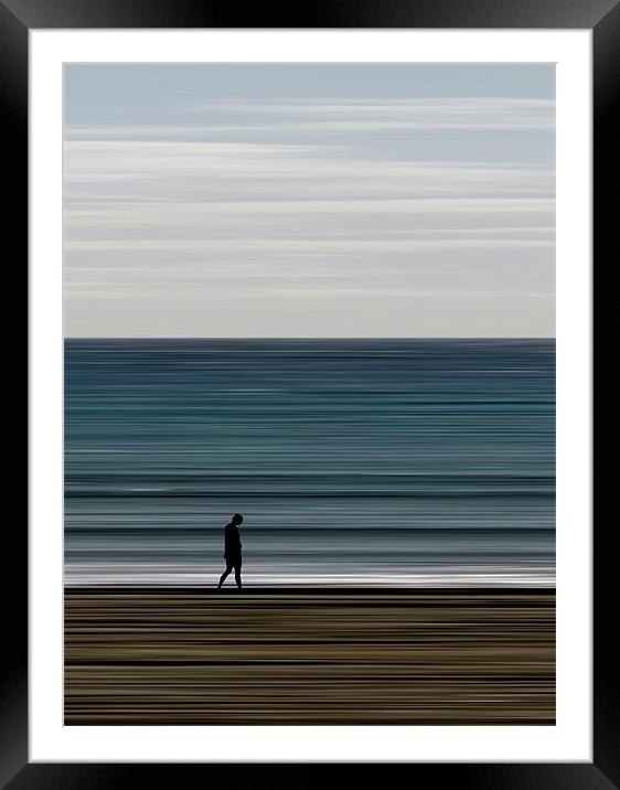 water's edge Framed Mounted Print by Heather Newton
