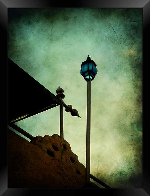 Moroccan skyline Framed Print by Heather Newton
