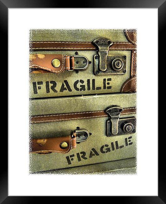 handle with care Framed Print by Heather Newton