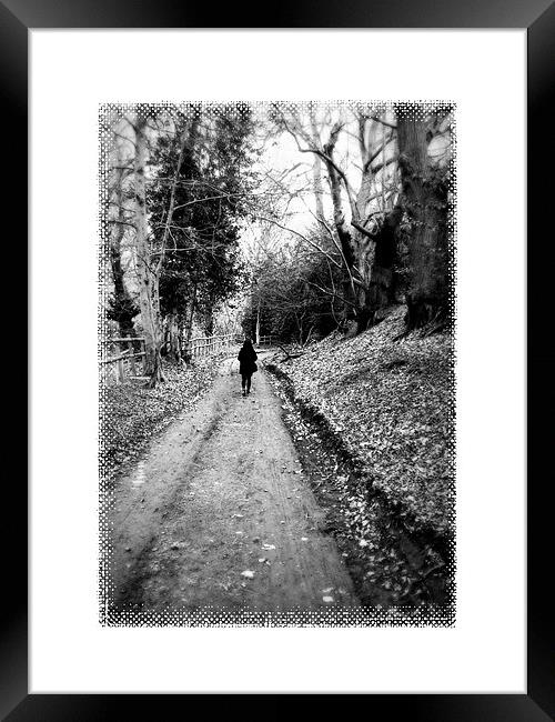 walking home 2 Framed Print by Heather Newton