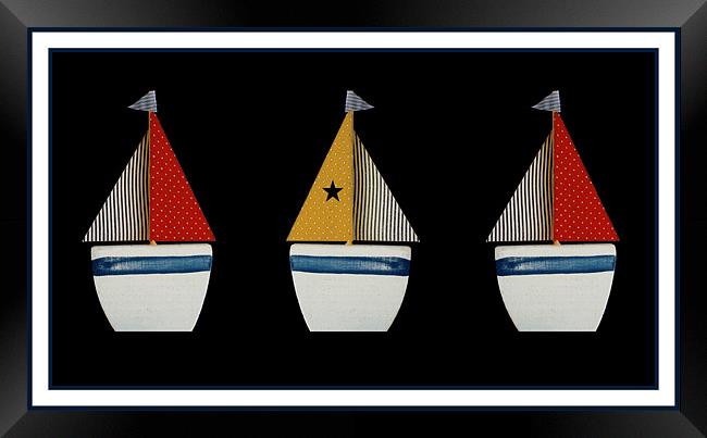 I saw three ships... Framed Print by Heather Newton
