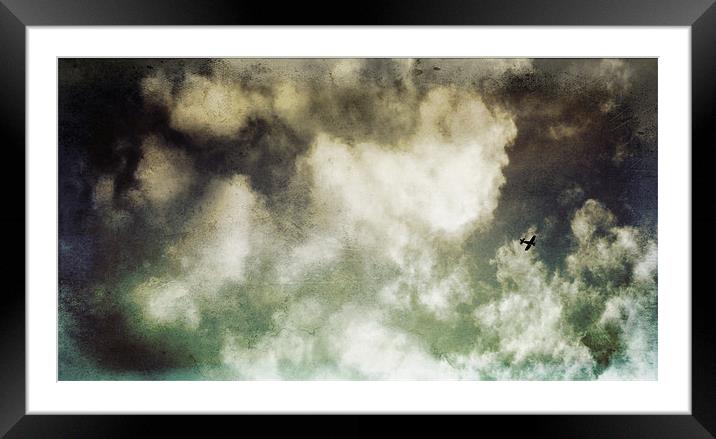 adventures in a small plane Framed Mounted Print by Heather Newton