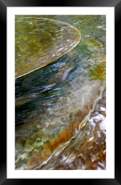 clear waters Framed Mounted Print by Heather Newton