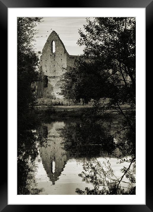 Newark Priory Framed Mounted Print by Heather Newton