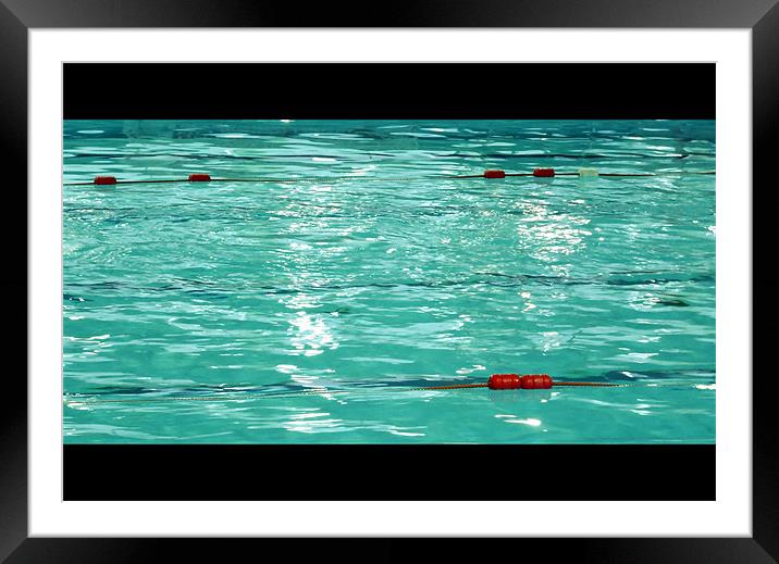 lengths Framed Mounted Print by Heather Newton
