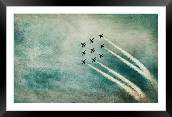  vintage arrows Framed Mounted Print by Heather Newton