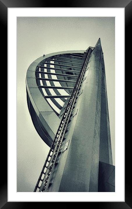  Spinnaker Tower Framed Mounted Print by Heather Newton