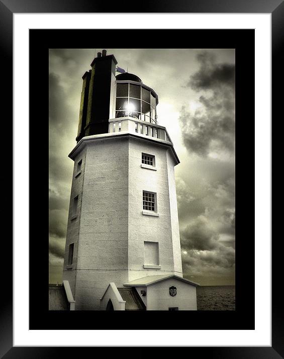 St Anthony's Lighthouse Framed Mounted Print by Heather Newton