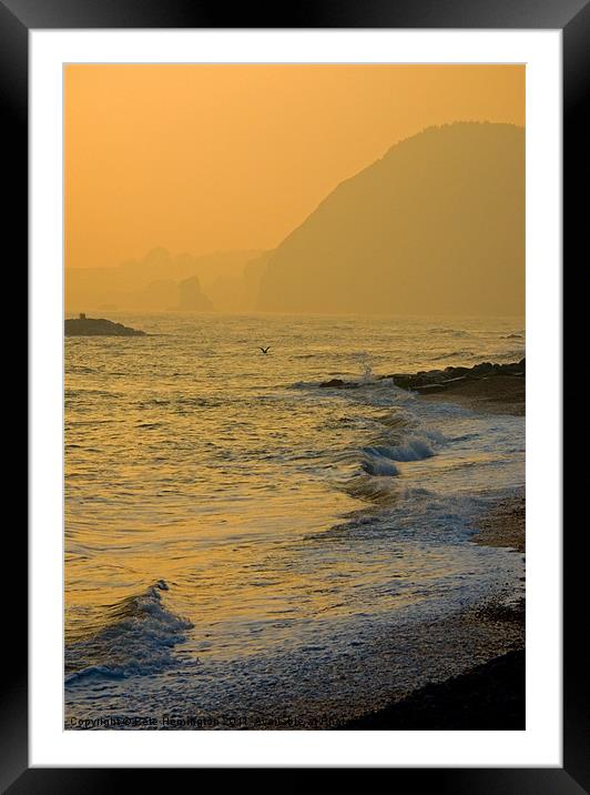 Sidmouth Seafront Framed Mounted Print by Pete Hemington