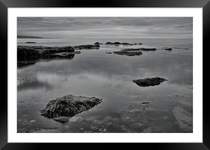 Ladram Bay - Devon Framed Mounted Print by Pete Hemington