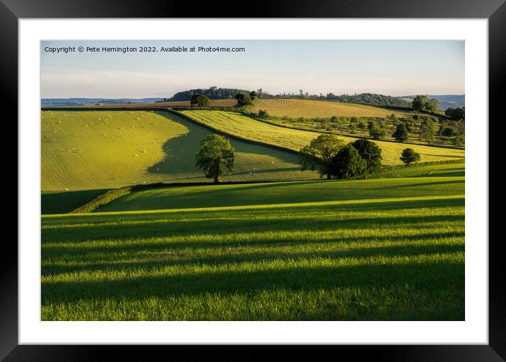 Rural Mid Devon Framed Mounted Print by Pete Hemington