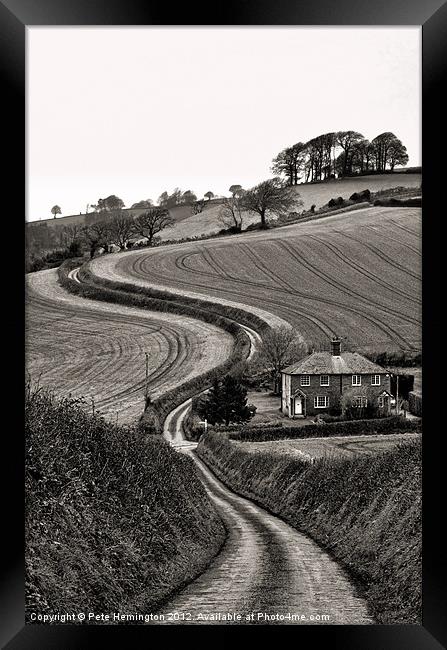 Rural Devon Framed Print by Pete Hemington