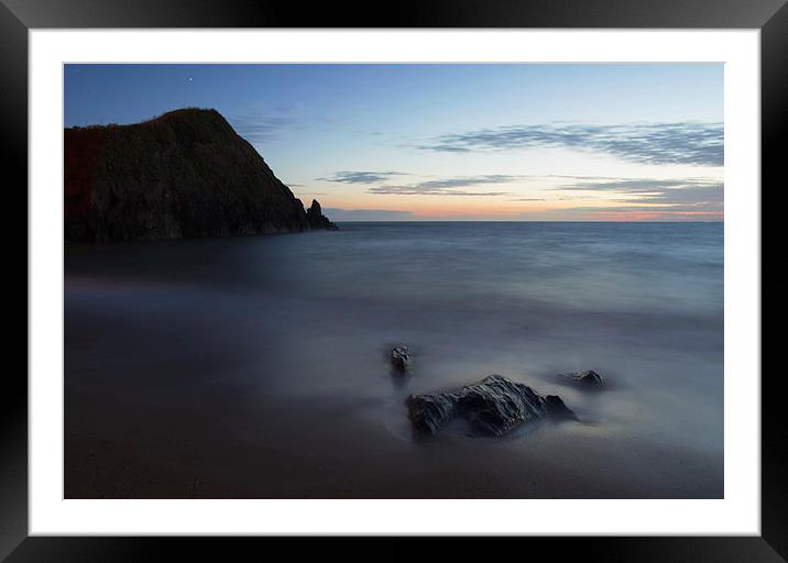 Hope Cove in South Devon Framed Mounted Print by Pete Hemington