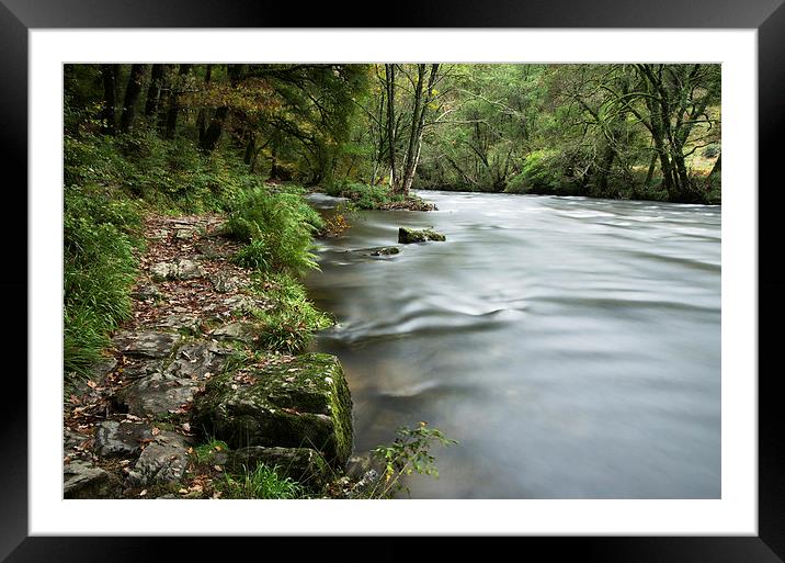 River Barle Exmoor Framed Mounted Print by Pete Hemington