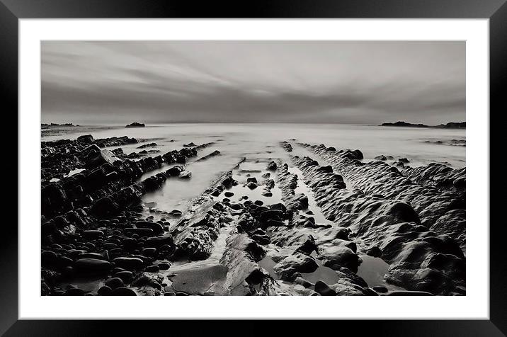 Hartland Twilight Framed Mounted Print by Pete Hemington