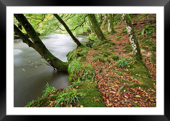 River Barle Exmoor Framed Mounted Print by Pete Hemington