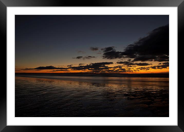 Saunton Sands Sunset Framed Mounted Print by Pete Hemington