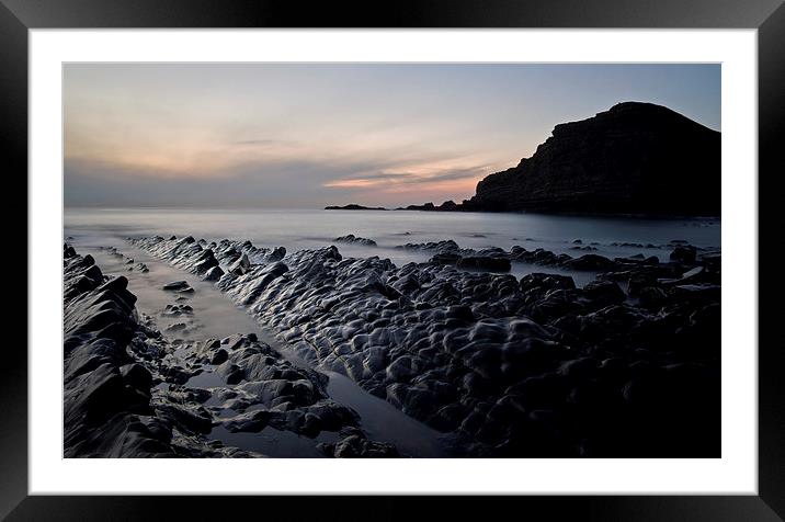 Hartland Twilight Framed Mounted Print by Pete Hemington