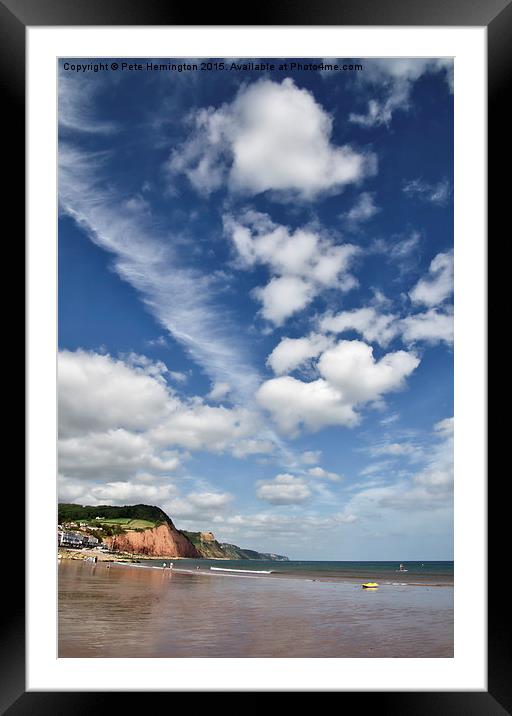  Sidmouth Framed Mounted Print by Pete Hemington