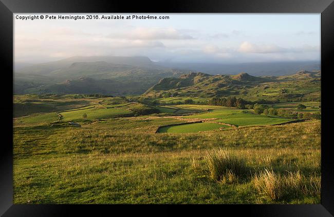  Birker Fell in the Lake District Framed Print by Pete Hemington