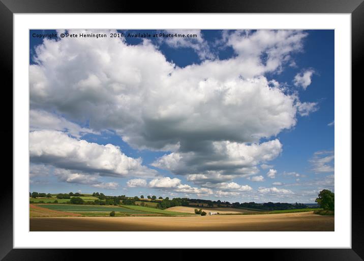 Close by Halberton in Devon Framed Mounted Print by Pete Hemington