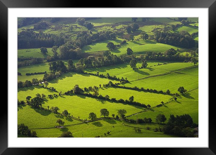 Newlands valley in the Lake District Framed Mounted Print by Pete Hemington