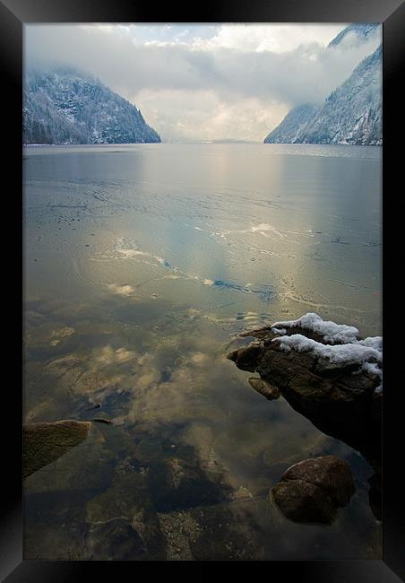 Lake Königsee - Germany Framed Print by Pete Hemington
