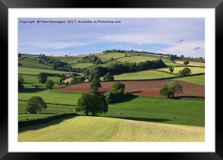 Yarde Downs from Hele Payne Framed Mounted Print by Pete Hemington