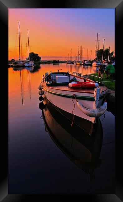 Boats on the Exeter Canal Framed Print by Pete Hemington