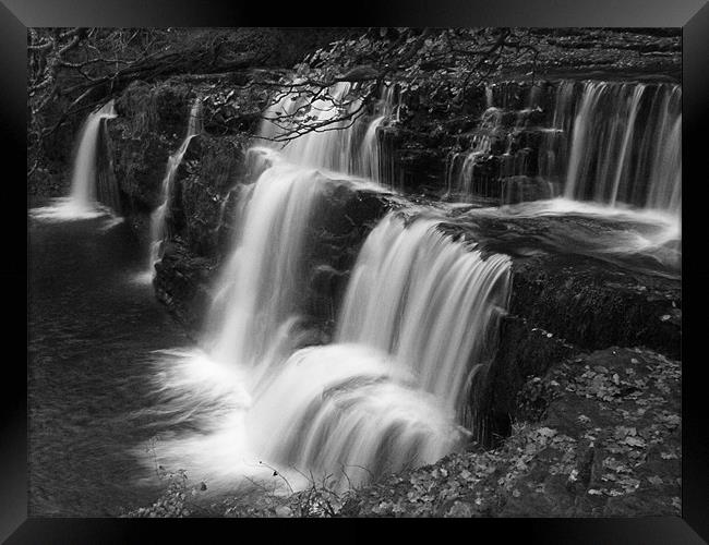 Water fall Framed Print by Pete Hemington