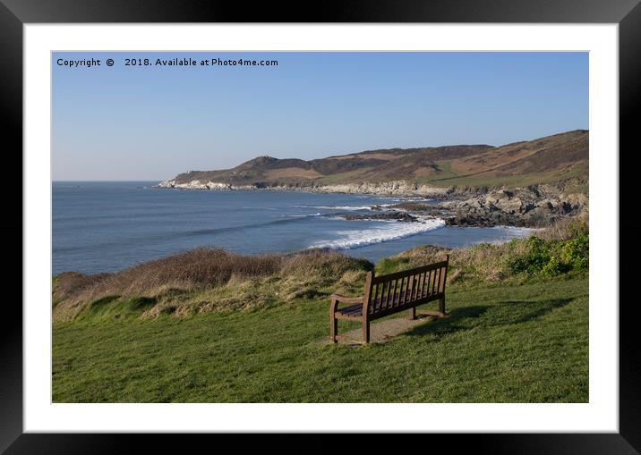 Morte point from near Woolacombe Framed Mounted Print by Pete Hemington