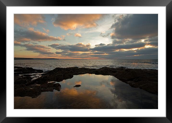 Constantine at Twilight - N Cornwall Framed Mounted Print by Pete Hemington