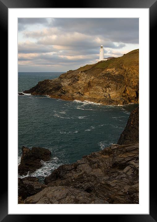 Trevose Head Lighthouse Framed Mounted Print by Pete Hemington
