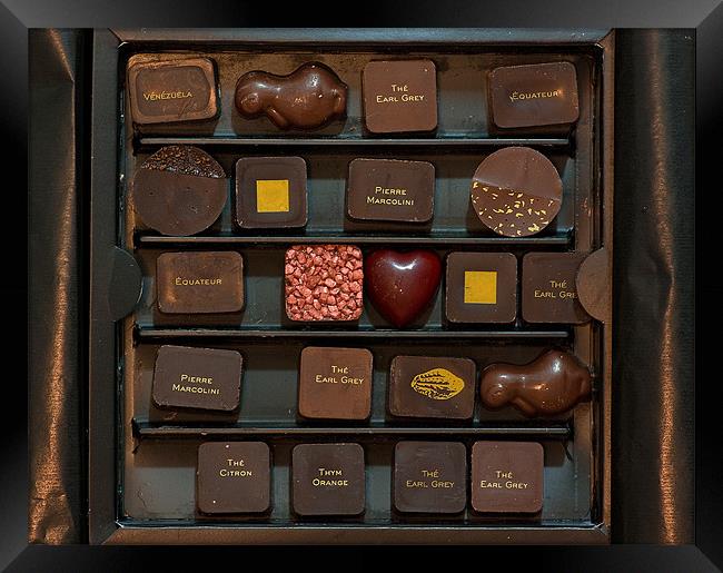 21 chocolates Framed Print by Pete Hemington