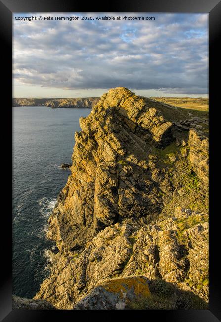 Venton Hill Point Framed Print by Pete Hemington